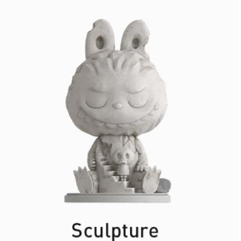 THE MONSTERS Almost Hidden Series Figures SCULPTURE POP MART Labubu AUTHENTIC